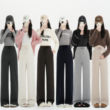 孕妇裤2025新款秋冬时尚外穿大码裤子休闲宽松抽绳松紧窄版阔腿裤