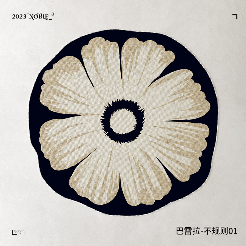 Alfombra de oficina redonda europea sala de estar sofá mesa de té mantas de estudio cojín de silla giratoria cojín de asiento de cama cojín de cama