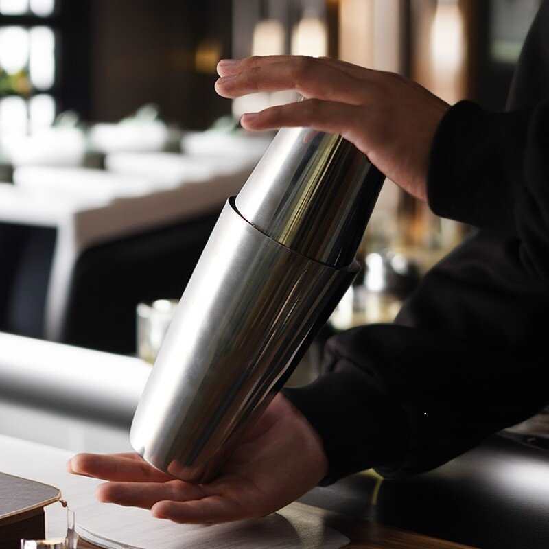 波士顿摇酒壶不锈钢调酒器套装雪克壶鸡尾酒调酒工具酒吧用具其他