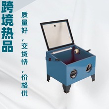 手动喷砂机SBC90 小型箱式环保移动式除锈抛光翻新喷沙机打砂机