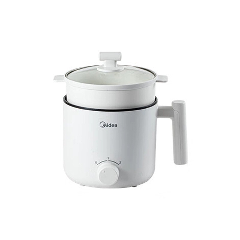 美的電気調理鍋寮生麺鍋小型電気鍋インスタントラーメン鍋家庭用小型電気鍋 XZE1611|undefined