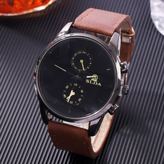 亞馬遜時尚潮流男士手錶休閒創意石英表男學生手錶批發watch