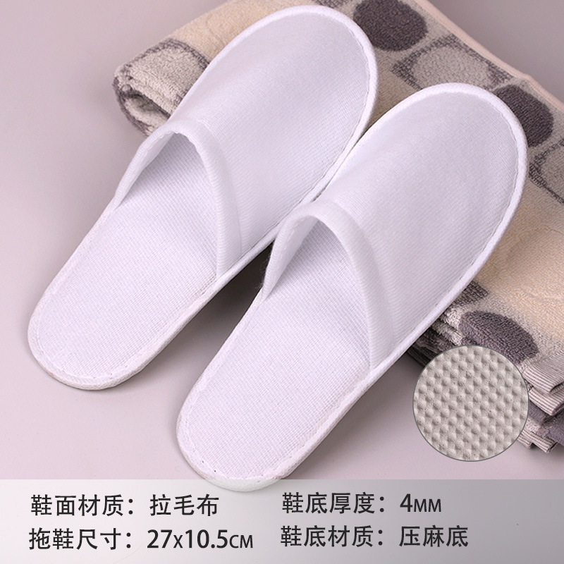 Hotel sandalinas desechables de algodón de lino de seda sandalinas de alojamiento residencial sandalinas desechables antideslizantes soleas de zapatillas gruesas