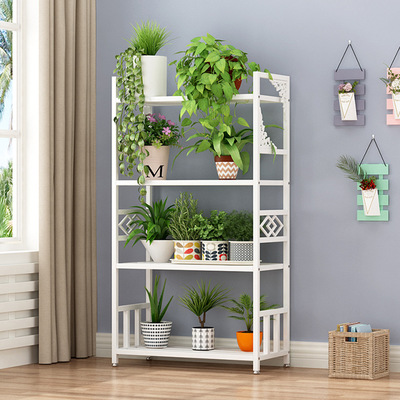 花架子室內多層置物架客廳戶外落地陽台裝飾鐵藝花架多肉花盆架