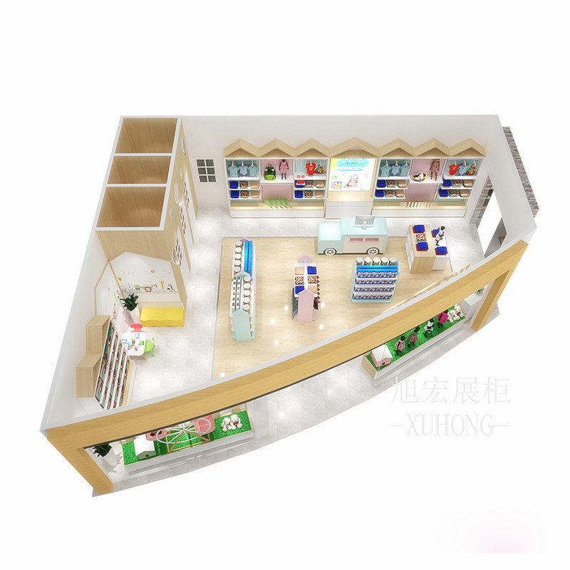 【工厂】服装店童装母婴店货架儿童展示柜孕婴店奶粉展示柜定制