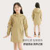 Autumn dress, fashionable skirt with hood, children's clothing, loose straight fit