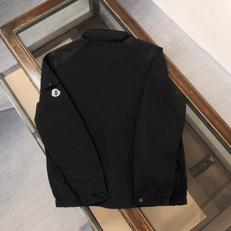 正确版mon蒙家男士抽绳连帽上衣服运动减龄休闲风衣外套专柜同款|undefined