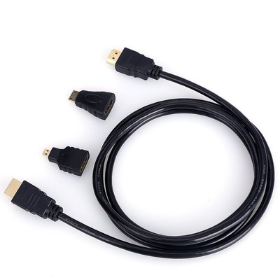 3IN 1 HDTV 3合1 HDTV线 HDMI TO MINI HDMI TO MICRO HDMI 1.5M|ms