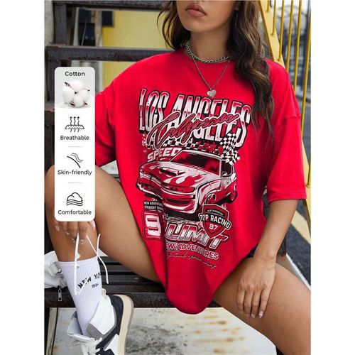 Short-sleeved basketball crew neck T-shirt for women, European and American summer school reunion, printed, available on eBayCoolane