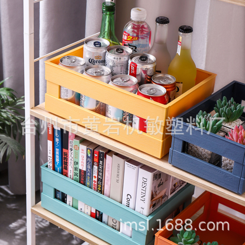 Estante de almacenamiento multifuncional, estante de condimento de escritorio italiano, cesto de almacenamiento de verduras retro