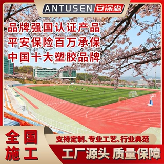 定制新国标塑胶跑道透气型epdm颗粒学校操场跑道翻新施工厂家直供