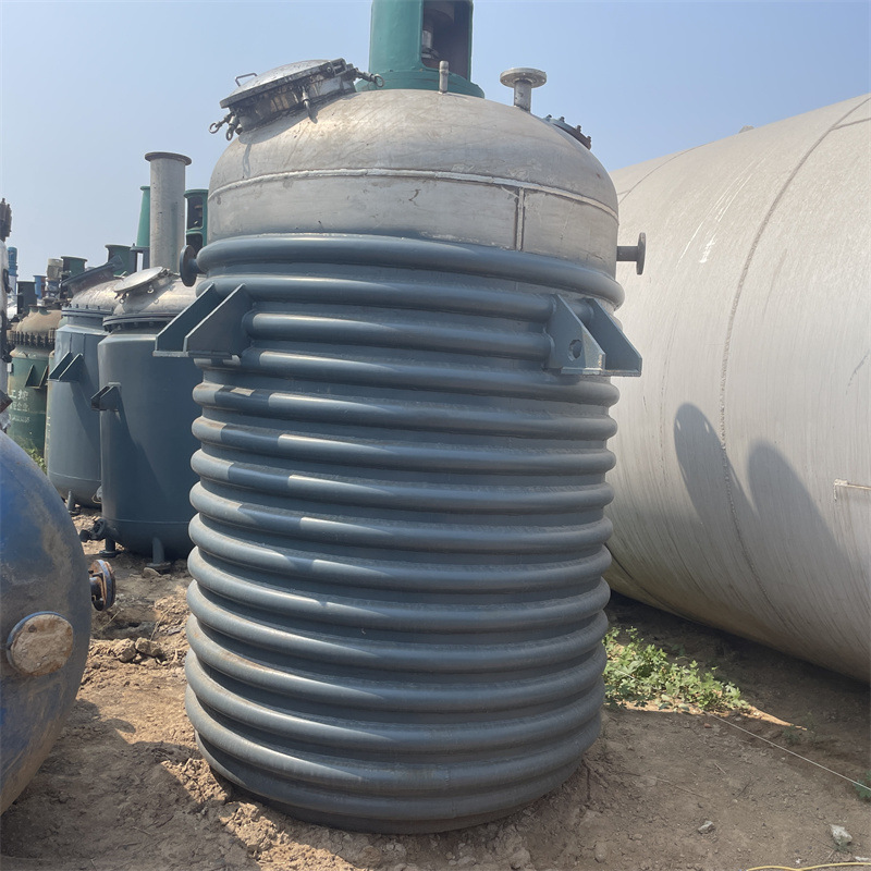 处理二手外盘反应釜 化工电加热反应装置 双层真空反应设备