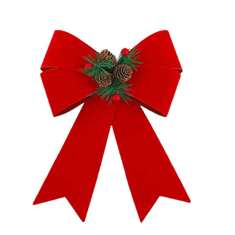 メーカーの商品の供給源のクリスマスの蝶結びの木の頂はpvcの蝶結びの花の頭の蝶結びを結びます。|undefined