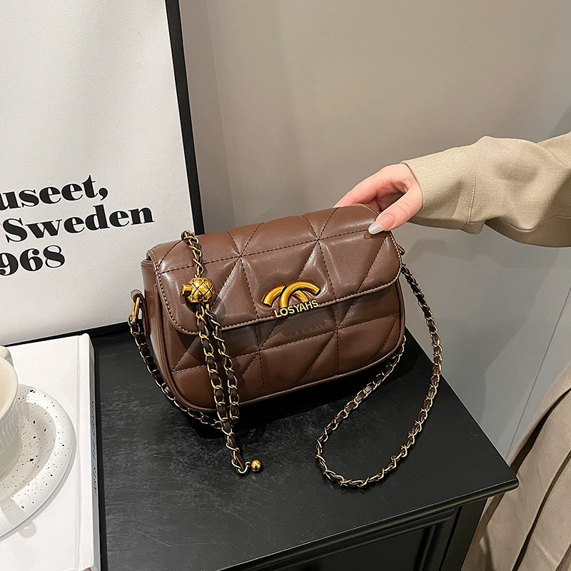 Универсальная маленькая качественная сумка через плечо, в стиле Chanel