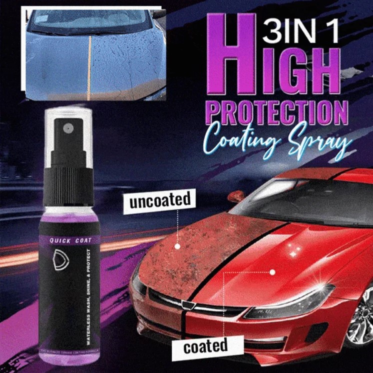 3 In 1 High Protection Quick Car Coating Spray fast car coating…