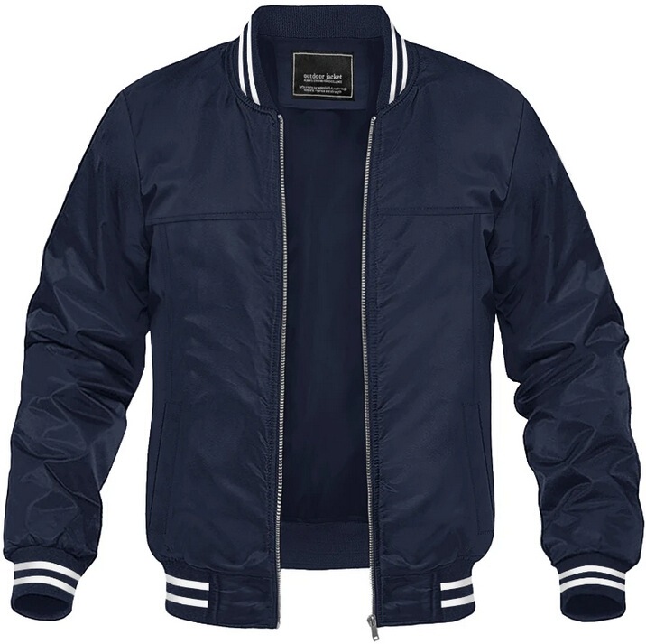 Men's Jacket Light Windbreaker Bomber Jacket Windproof Casual Jacket Coat European Size Amazon AliExpress