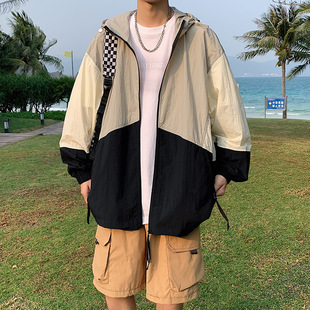 Sun Protection Clothing for Men in Summer, Lightweight Sports Outdoor Fishing Jacket for Boys, Ice Silk Breathable Sun Protection Clothing, Skin Clothing