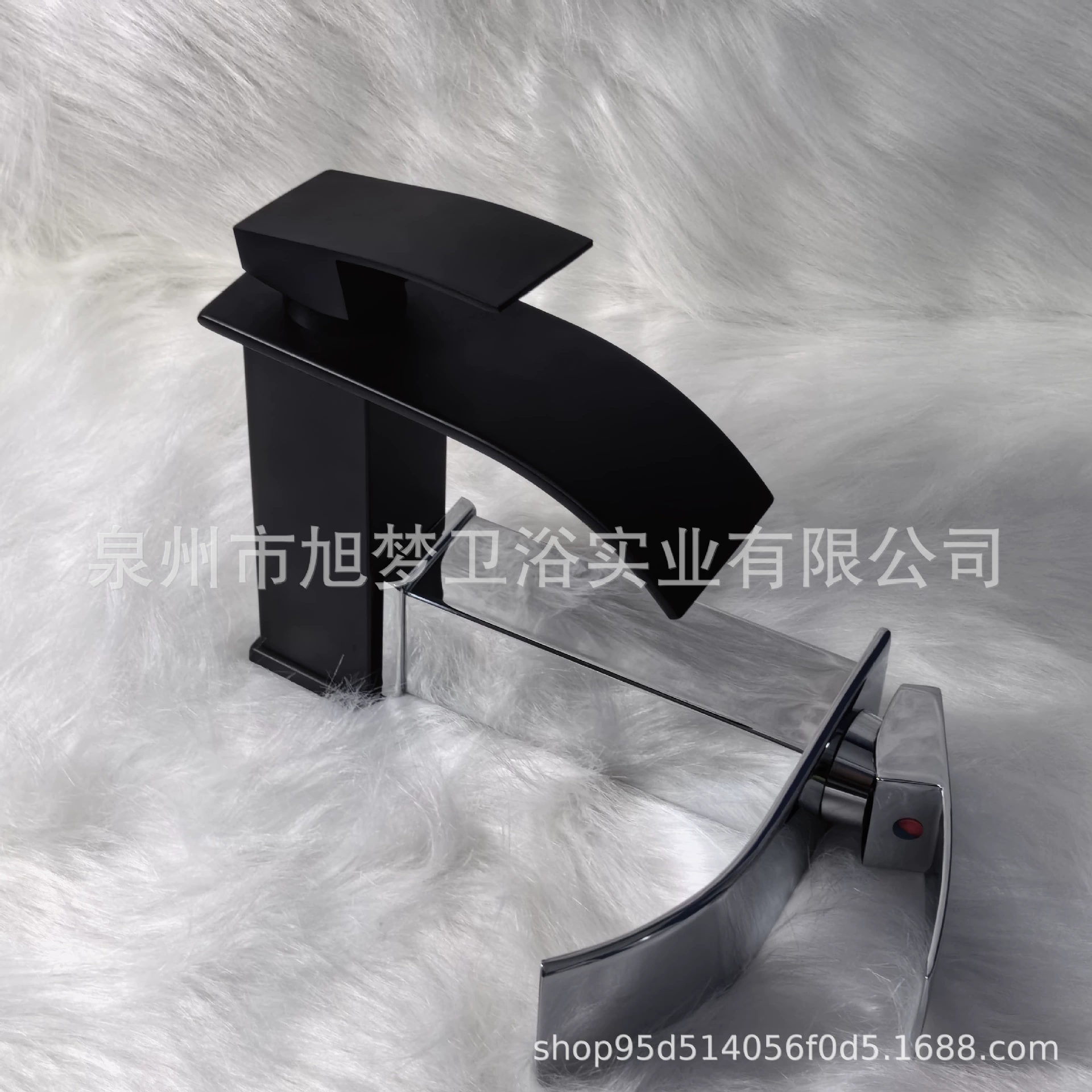 Смеситель для умывальника с водопадом, смеситель для горячей и холодной воды, смеситель для умывальника в ванной комнате, брызгозащищенный смеситель