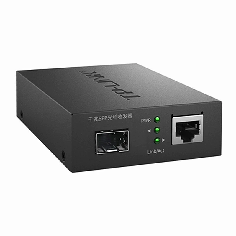 TP-LINK TL-FC313F Гигабит Модель Мульти-Модель Волоконно-оптический Конвертер Двойной Волоконный Оптоэлектронный Оптический Виток SFP