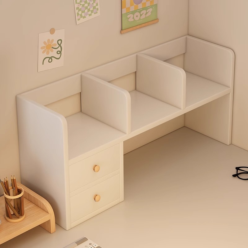 Estante de escritorio estante de almacenamiento simple de escritorio de estudiantes estante multicapa escritorio de oficina dormitorio pequeño gabinete de libros