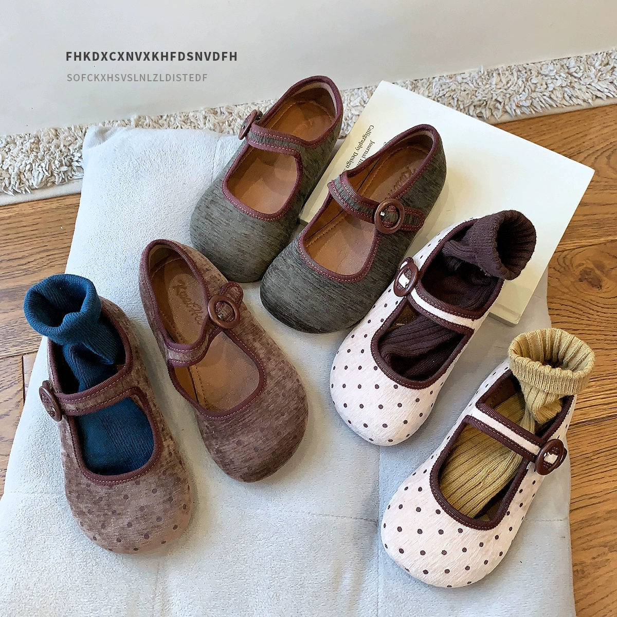 Полосатые бархатные детские туфли для детей 1–3–6 лет, одиночные туфли для девочек, туфли принцессы, детские обувь с плоским подошвой