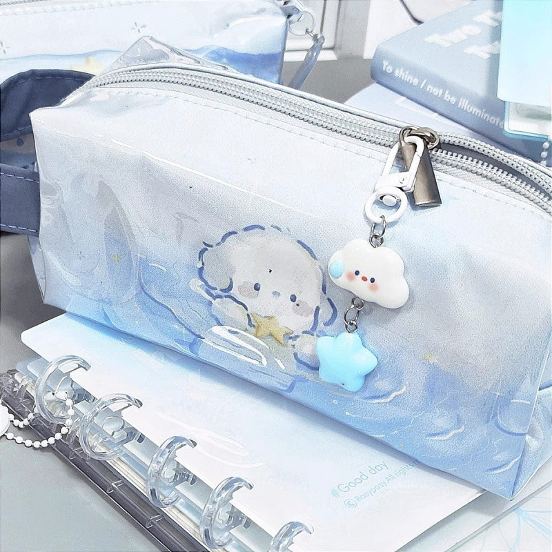 Bolsa de pluma para cachorros nadadores