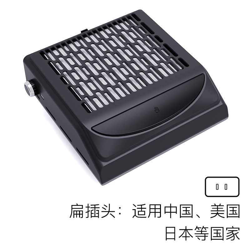 Colector polvo uñas 100w almohada mano japonesa enchufable alta potencia con pantalla filtro