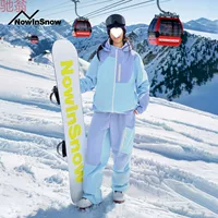 R9TNowInSnow24-25 новый сноуборд лыжный костюм женский костюм ветрозащитный тепло профессиональные лыжные штаны высокого класса