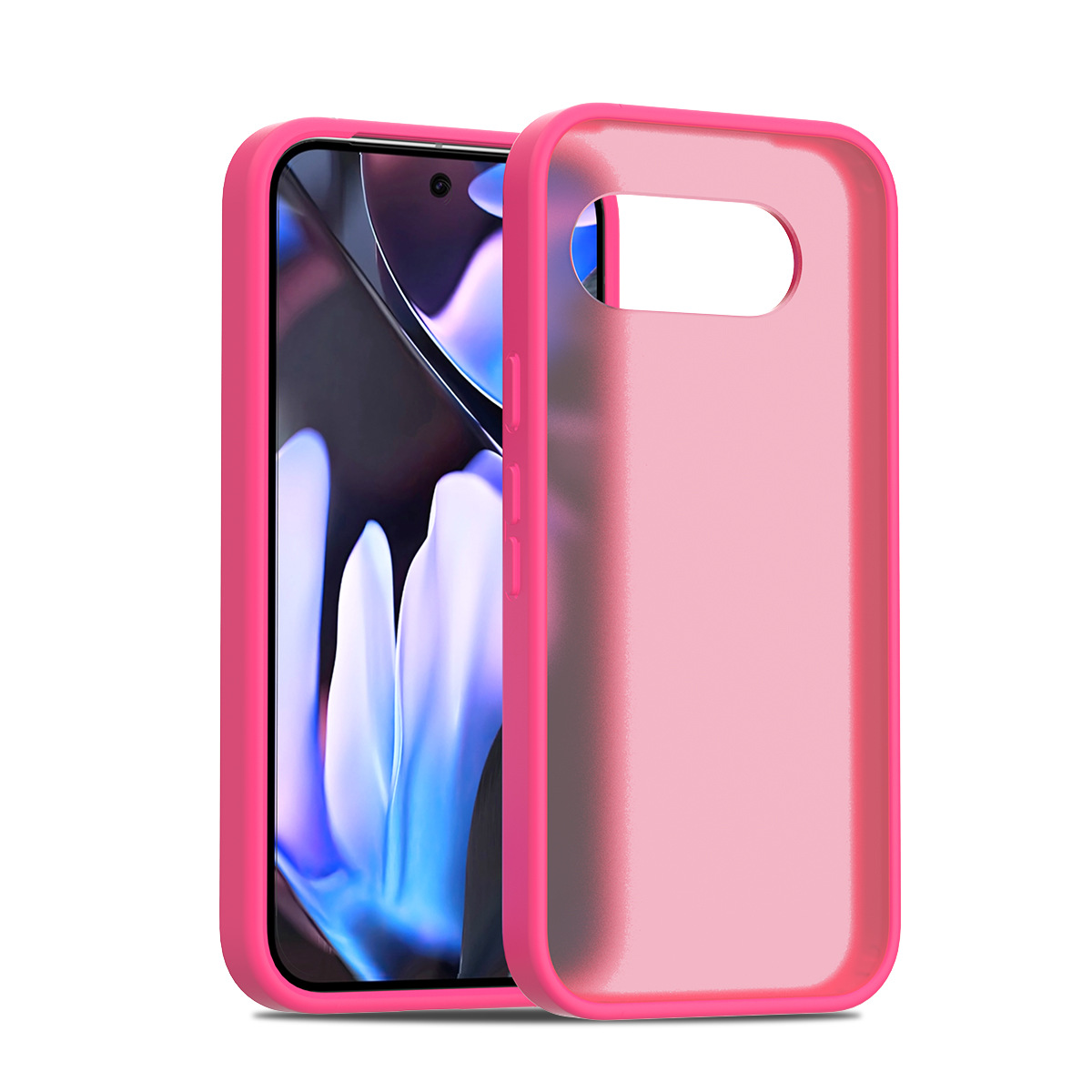 Aplicable transfronterizo Google 10pro xl escudo plateado piel esmerilado caso de teléfono celular 9A espesado 2.0 conjunto de goma de aluminio 10pro