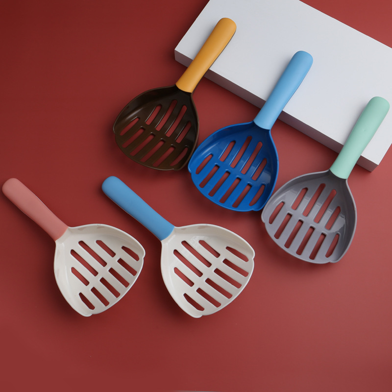 Pet Cat Litter Shovel Feces Shovel Material Assured High Value Plastic Cat Litter Shovel One Piece Drop Shipping