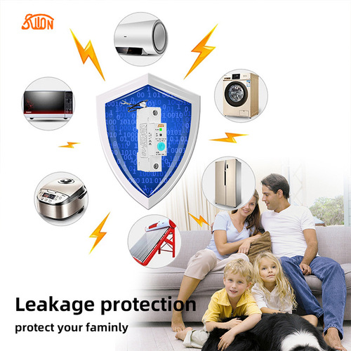 WIFI Switch Smart Circuit Breaker with Current, Voltage, Power Data Mobile Remote Control, Exclusively for Foreign Trade