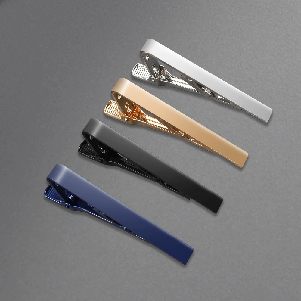 AliExpress Amazon новая зеркальная полированная заколка для галстука из нержавеющей стали Мужская одежда простая заколка для рубашки в наличии