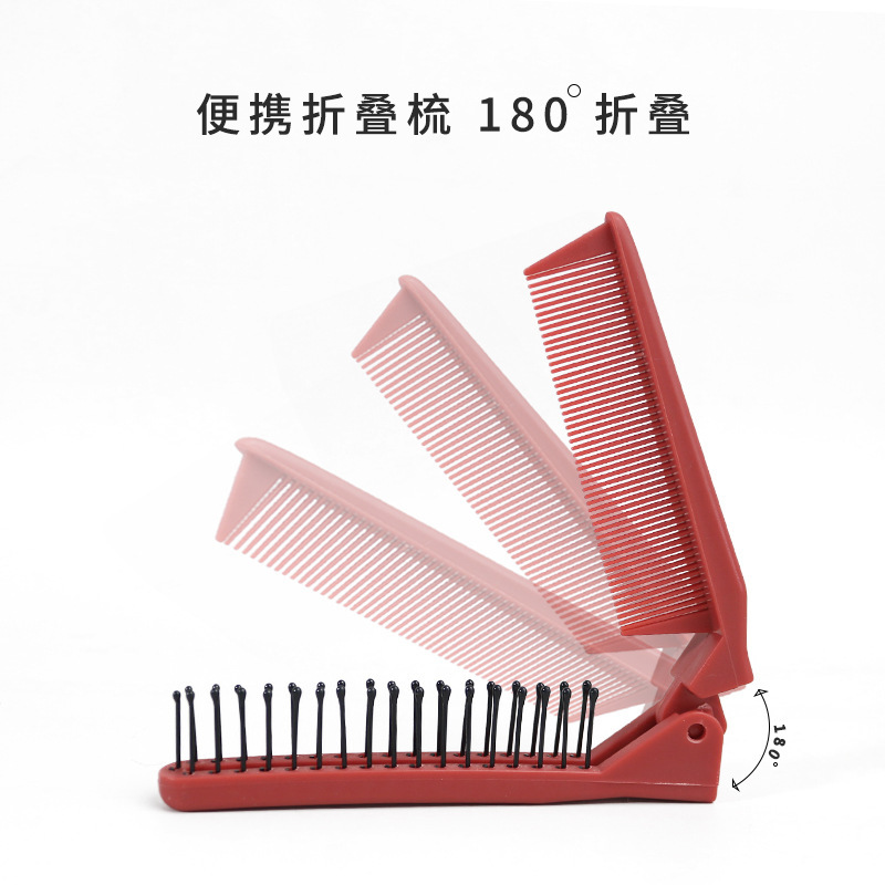 Peine plegable para niños, trenzado de patrones para bebés y niñas, sin dañar el cabello