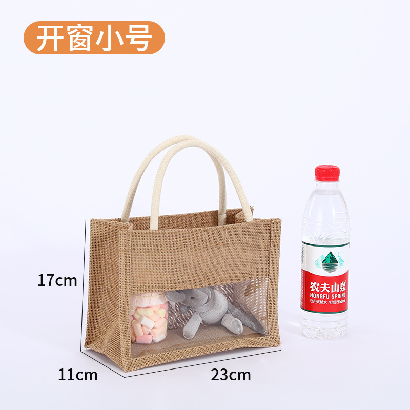 Bolsa de mano logotipo al por mayor moda para salir bolsas de almuerzo de estudiantes bolsas de almuerzo bolsas de regalo bolsas de lino bolsas de lona