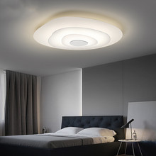 北歐新款創意客廳圓形卧室圈圈雲吸頂燈現代簡約大氣書房酒店燈具