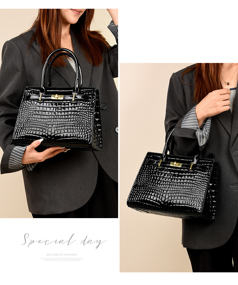 Dames handtas groot van lakleer luxe business tas voor dames_voghion.com