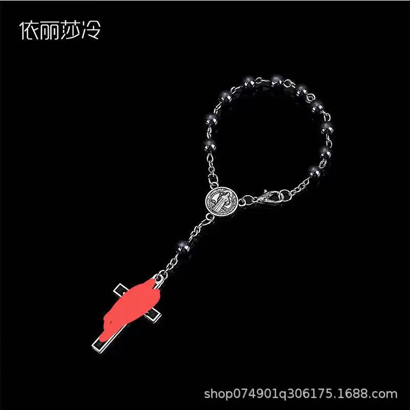 Трансграничная поставка, черный браслет из желчного камня, четки, гематит, хит продаж, браслет-четки, оптовая и розничная продажа сплава