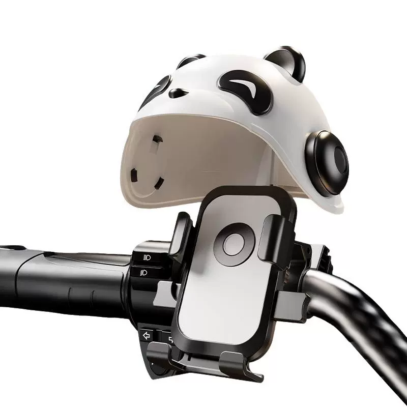 小头盔摩托车手机支架外卖骑手电动车自行车防水遮阳导航手机支架