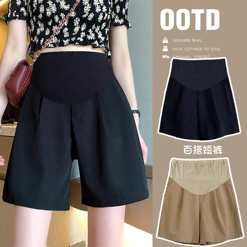 Pregnant women's shorts summer thin outer wear casual professional suit pants summer small bottoming shorts summer wear