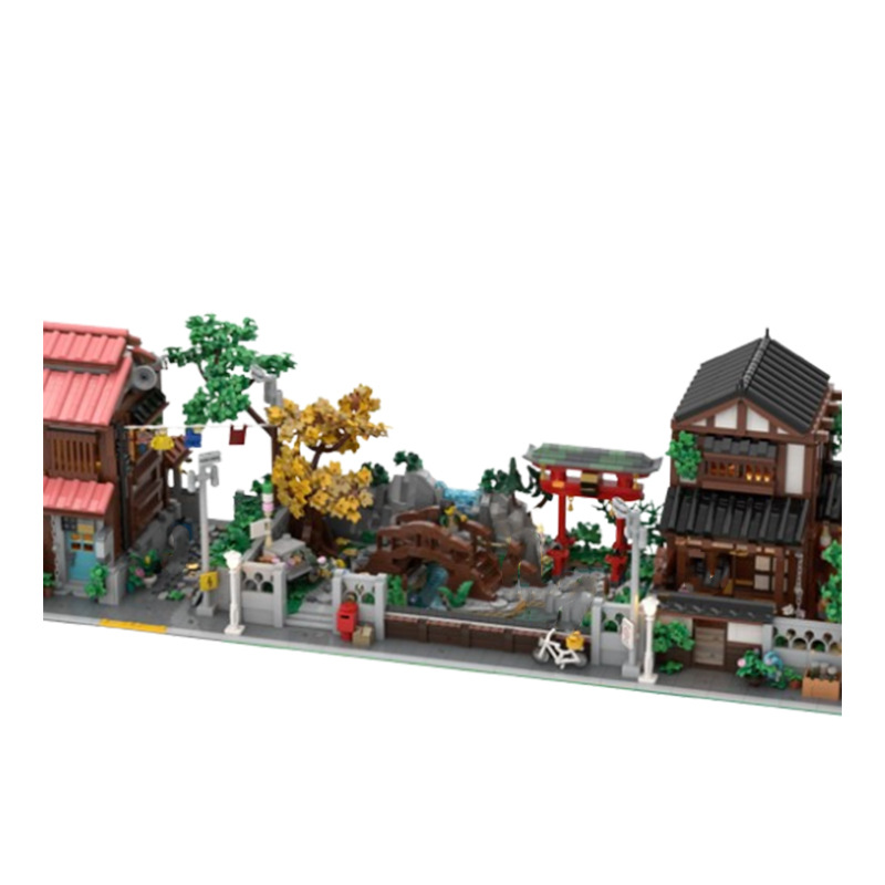 Architecture Street Scene Small Particle Building Blocks Set_voghion.com
