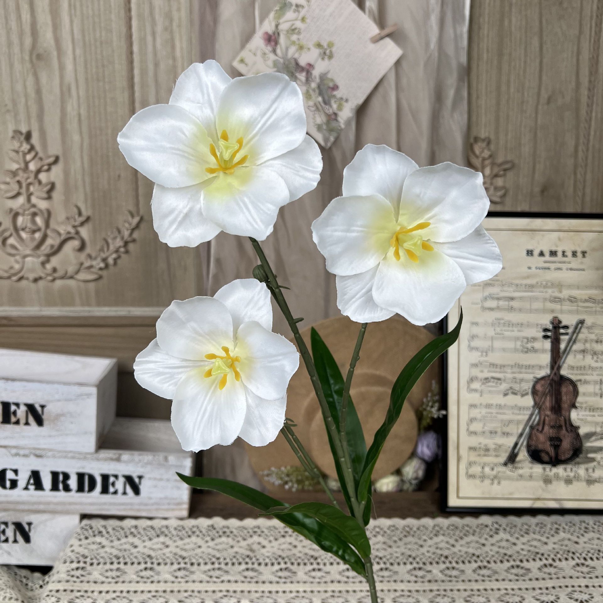 MJ-3D Tulipa-Branco