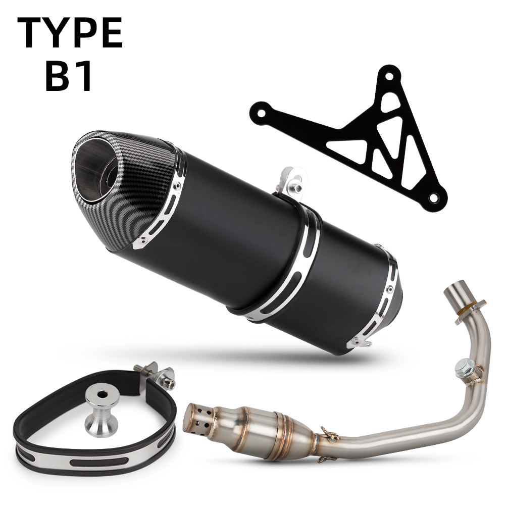 Motorcycle Exhaust Pipe Modification Vespa Sprint 150 Stainless Steel Front Section R77 Large Square 14-24