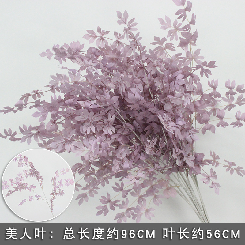 10 ramas floral púrpura imitación floral floral arco floral decoración floral falsa vino floral decoración de boda roja