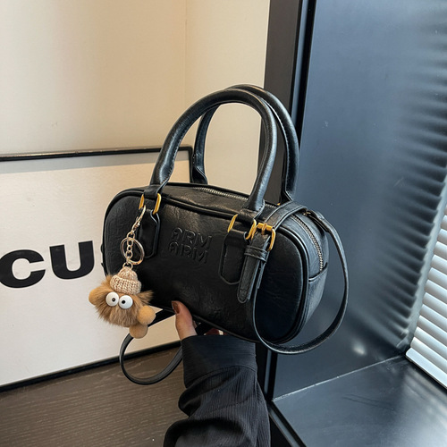 小众复古美拉德风手提小包女2024新款百搭韩系时尚质感单肩斜挎包