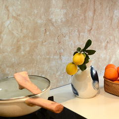 Home Wall Decor Wallpaper for Kitchen: Waterproof, Oil-Proof, Self-Adhesive, Heat-Resistant, Anti-Stain, and Smoke-Oil Resistant Cabinet Wrap