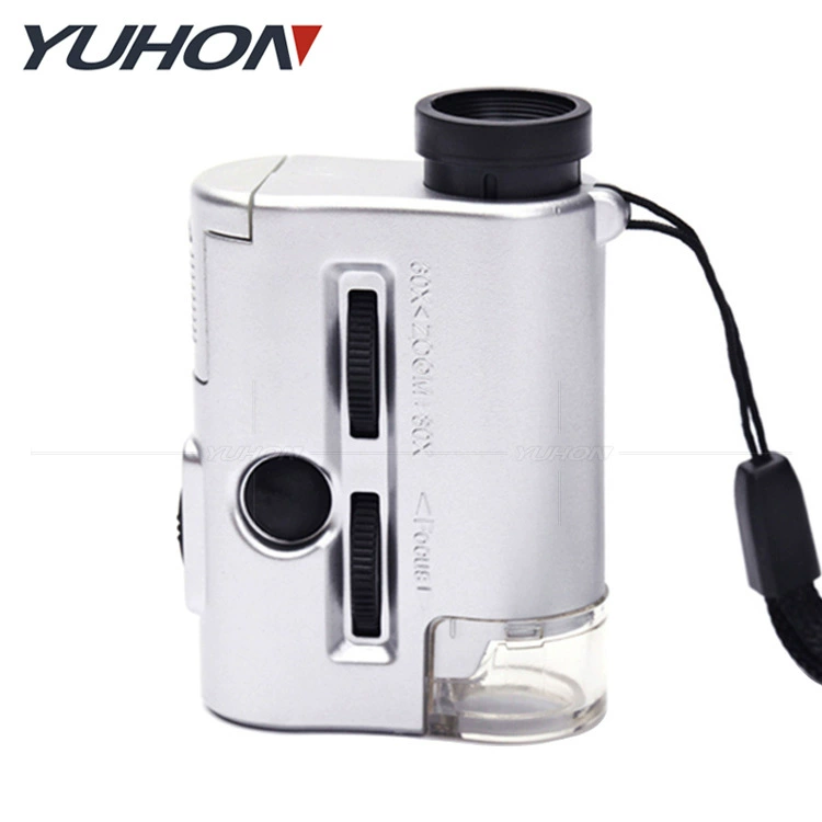 60 раз 30 раз Светодиодная лампа детектора денег с высокой идентификацией Maotai винная сигарета этикетка с защитой от подделок увеличительное стекло/портативный микроскоп