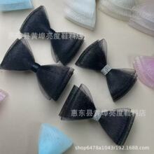 韩流网纱立体蝴蝶结简约时尚女鞋鞋花头花配饰帽子箱包装饰厂家