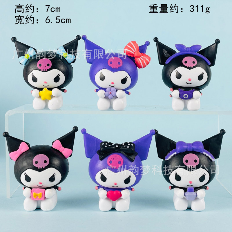 国境を越えた送料無料チェスサンリオフィギュアメロディーパチャ犬クロミブラインドボックスガシャポン人形機装飾品|undefined