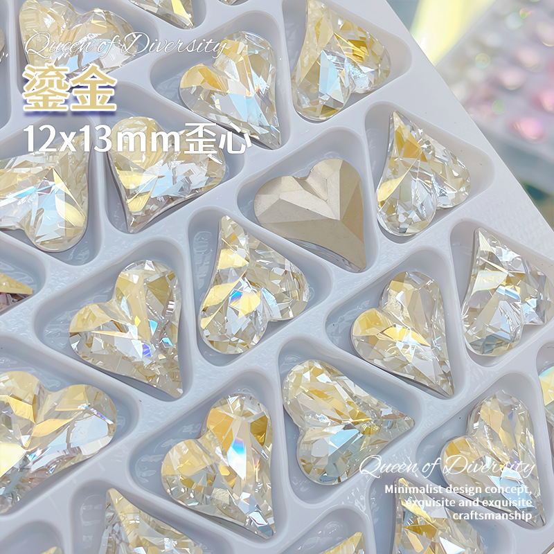 12*13mm 금박 카드 슬롯 비뚤어진 중앙