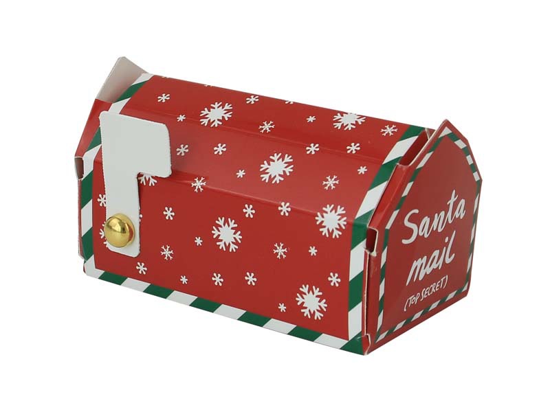 12g Weight Candy box Event & Party Supplies 1 Piece Quantity Wedding, Party Occasion Christmas Festival Santa Claus, Letter, Snowflake Pattern Christmas Santa Claus Letter Snowflake Wedding Party Candy Box 8